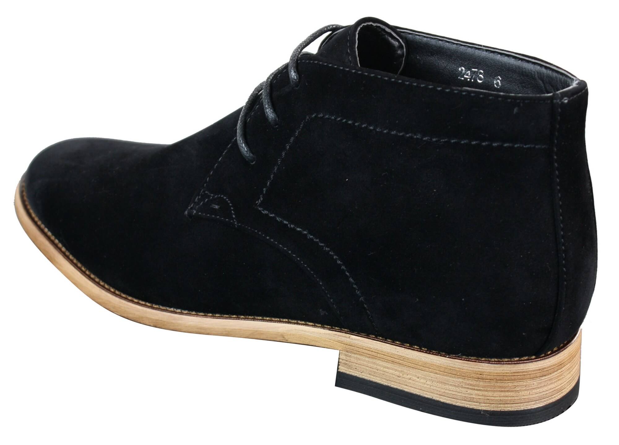 Mens PU Suede Ankle Boots