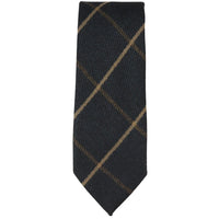Men's Tweed Navy Herringbone Tie & Pocket Square Set