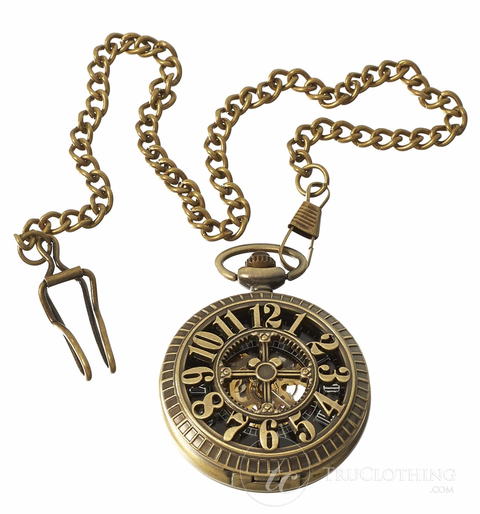 Vintage Peaky Blinders Mechanical Pocket Watch-Gold