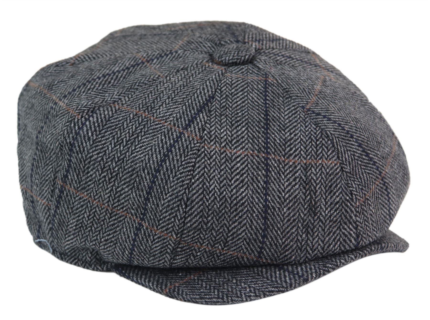 Mens 8 Panel Peaky Blinders Cap -  Cavani Albert