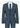 Boys Blue 3 Piece Herringbone Tweed Check Vintage Tailored Fit Suit