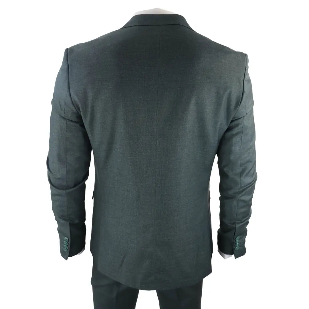 James Men's 3-Piece Classic Green Suit