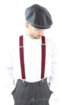 Mens Vintage Trouser Braces/Suspenders - Many Colours