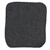 281 - Men's Charcoal Herringbone Tweed Wool Tie & Handkerchief 2"