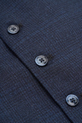 Caridi - Herre Tweed Marineblå Vest