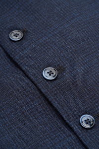 Caridi - Herre Tweed Marineblå Vest