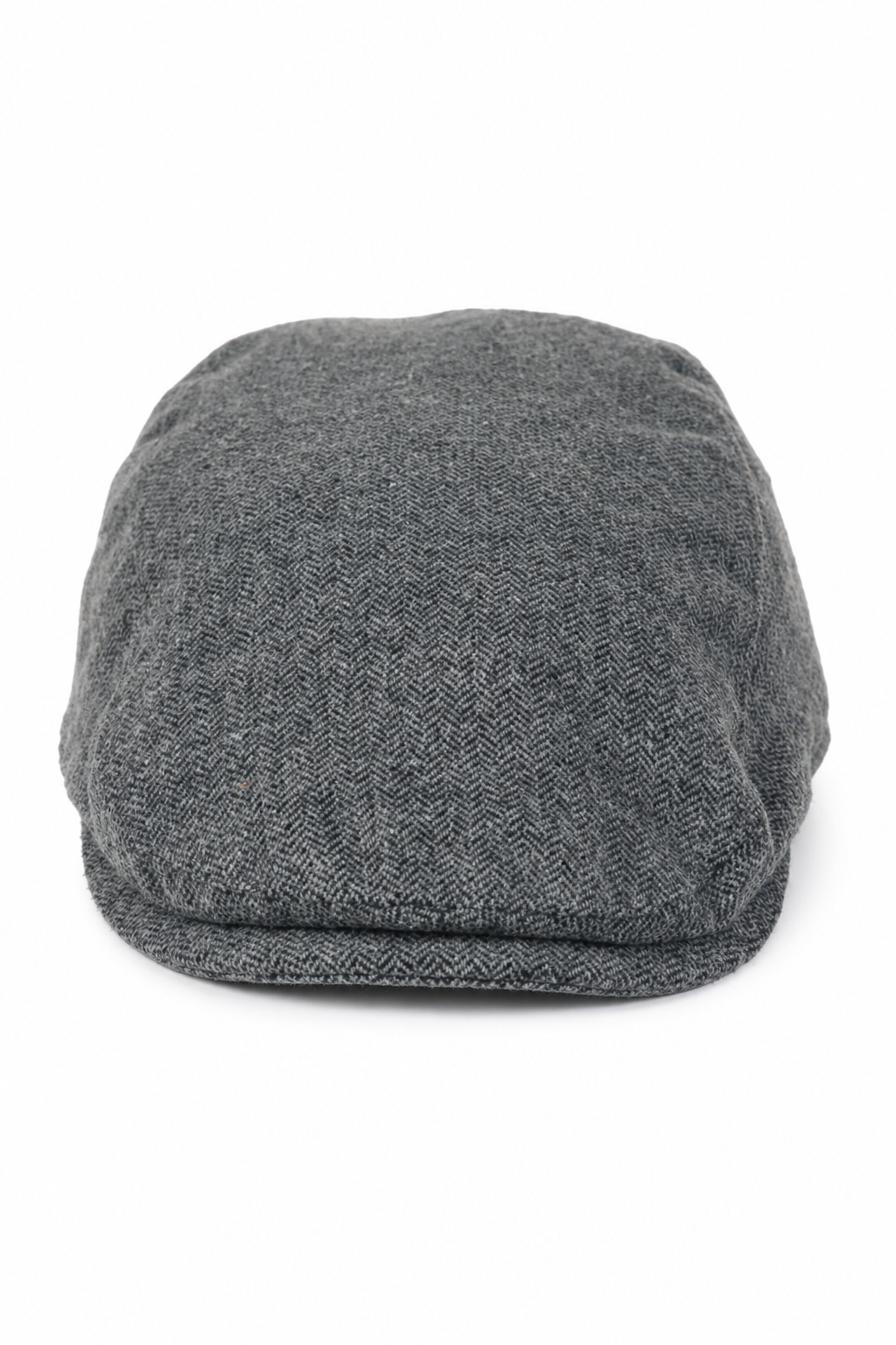 Herre Flatcap Hat Baker Boy 8 Panel Bedstefar Tweed Sildebensmønster Grå Vintage