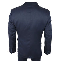 IM07 - Men's 3 Piece Navy Blue Classic Suit