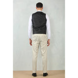 IM200 - Men's Cream Tailored Fit Wedding 3 Piece Suit