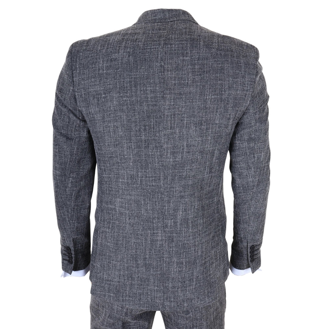 IM33 - Sort 3-delt skræddersyet herrejakkesæt