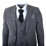 IM33 - Sort 3-delt skræddersyet herrejakkesæt