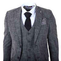 IM33 - Sort 3-delt skræddersyet herrejakkesæt