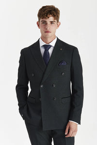 Regent - Grønt dobbeltradet jakkesæt til mænd