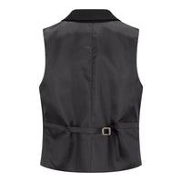 TPW-13 - Ensfarvet sort 3-delt damejakkesæt