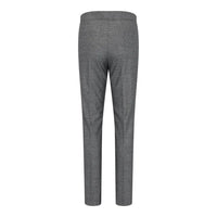 TPW51 - Grå 3-delt Prince of Wales-ternet jakkesæt til damer