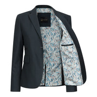 TPW53 - Grønt 3-delt Prince of Wales-ternet jakkesæt til damer