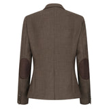 TPW-AK-06 - Brunt 3-delt sildebensmønster i tweed til damer