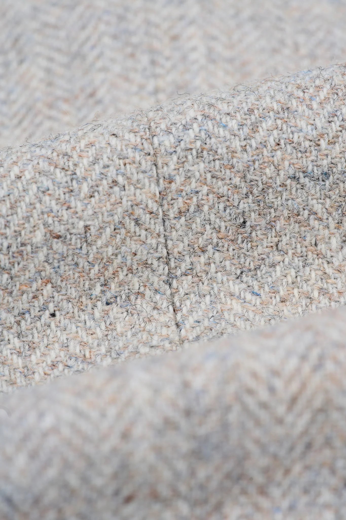 Thomas - Herre gråt 3-delt jakkesæt i uldblanding i tweed