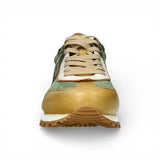 Aglae 02 - Herre Grønne Beige Lædersneakers
