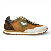 Aglae 02 - Herresneakers i brunt, hvidt læder