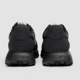 Albany - Sorte herresneakers i åndbart mesh til hverdagsbrug