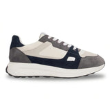 Albany - Herre grå åndbare mesh casual sneakers
