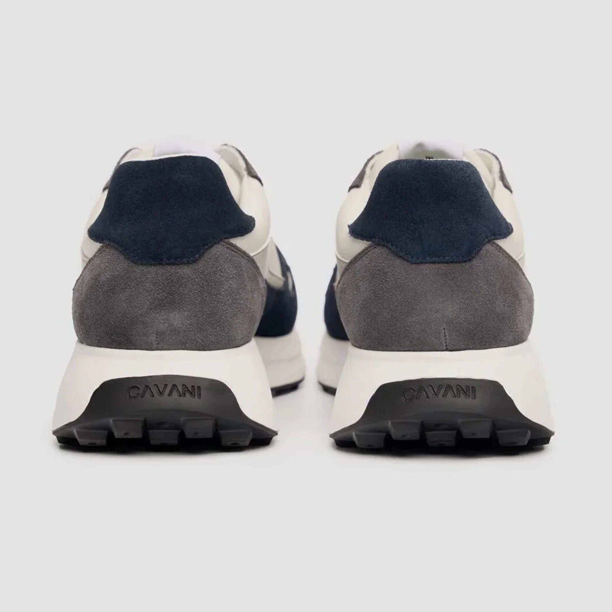 Albany - Herre grå åndbare mesh casual sneakers