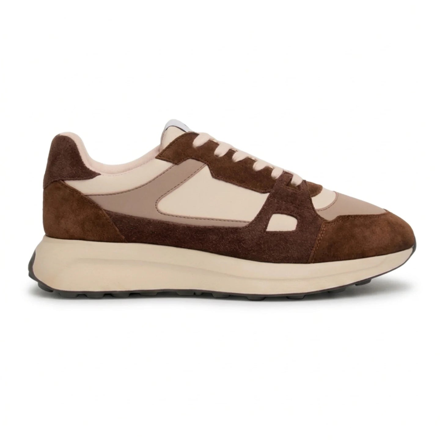 Albany - Herre brune, åndbare mesh-sneakers