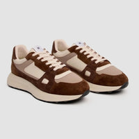 Albany - Herre brune, åndbare mesh-sneakers