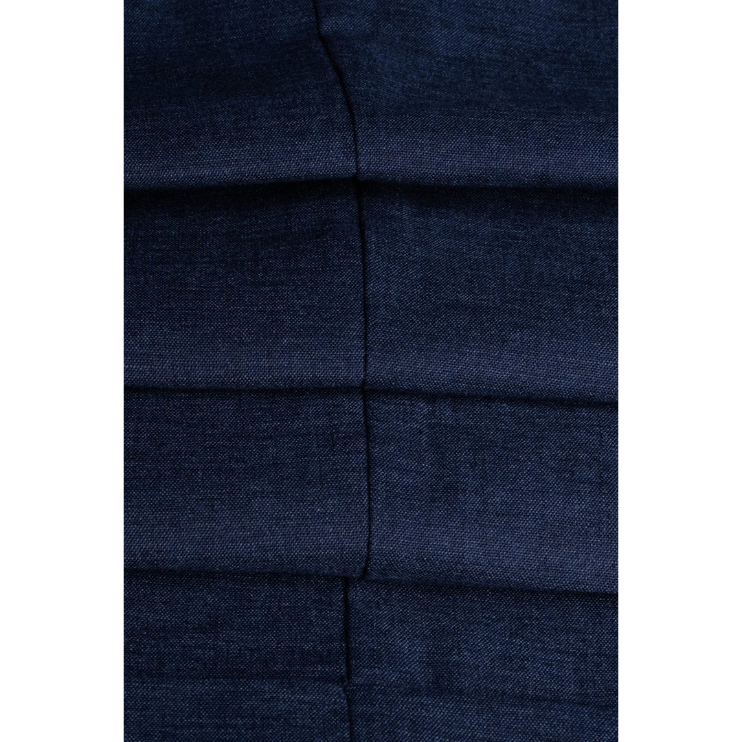 Alvari - Men's Navy Linen Summer Trousers