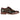 Arlo - Herresko i brunt tweed-læder med brogue-detaljer