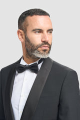 Aspen - Sort herre smoking 2-delt brudedragt