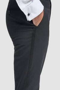 Aspen - Sort herre smoking 2-delt brudedragt