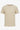 Beige ribbet klassisk t-shirt til mænd