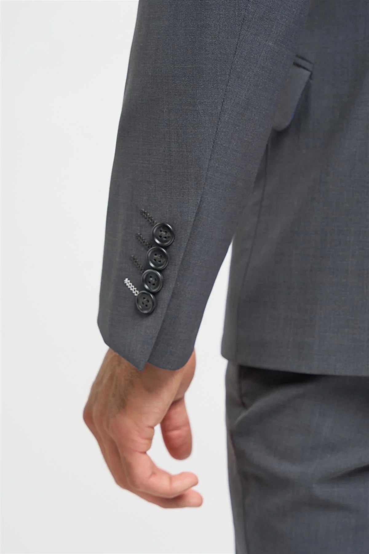 Bond - Herreblazer i antracitgrå med skræddersyet pasform