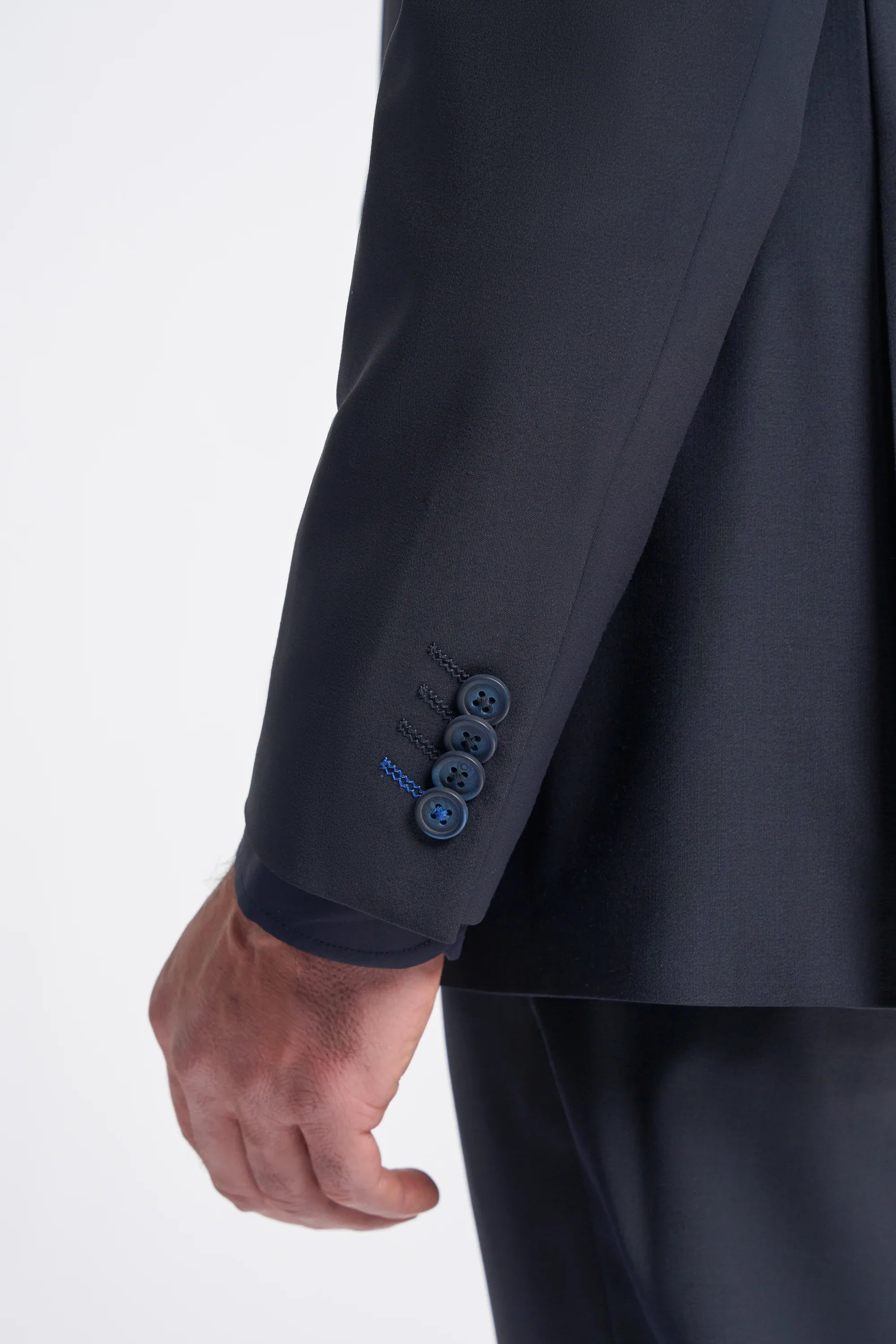 Bond - Men's Dark Navy Tailored Fit Blazer