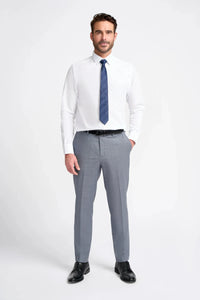 Bond - Men's Grey 3 Piece Tailored Fit Suit