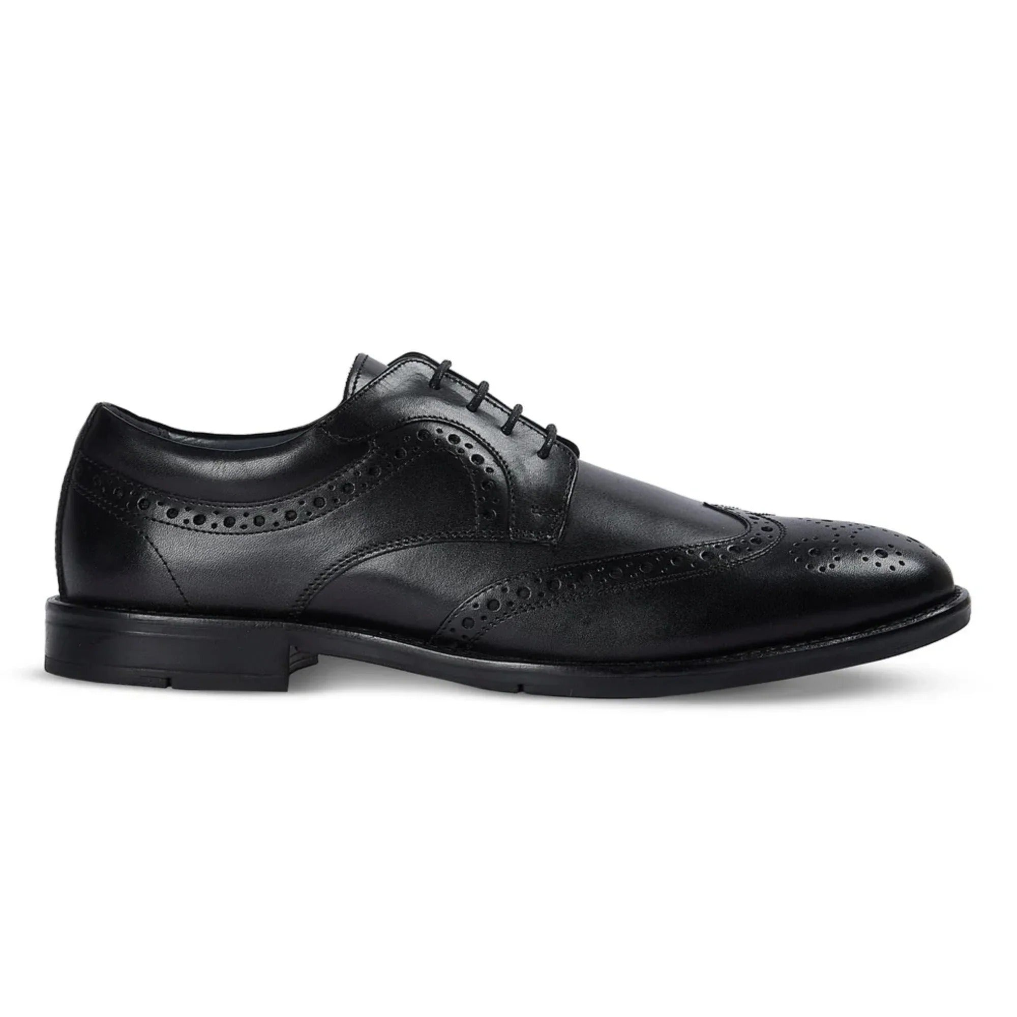 Cambridge - Herre Sorte Wingtip Brogue Derbysko