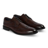 Cambridge - Herre Mørkebrune Wingtip Brogue Derbysko
