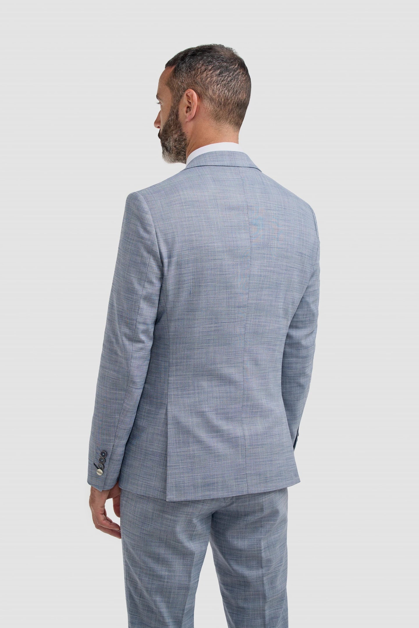 Camden - Herre Blå Ternet Blazer