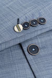 Camden - Herre Blå Ternet Blazer
