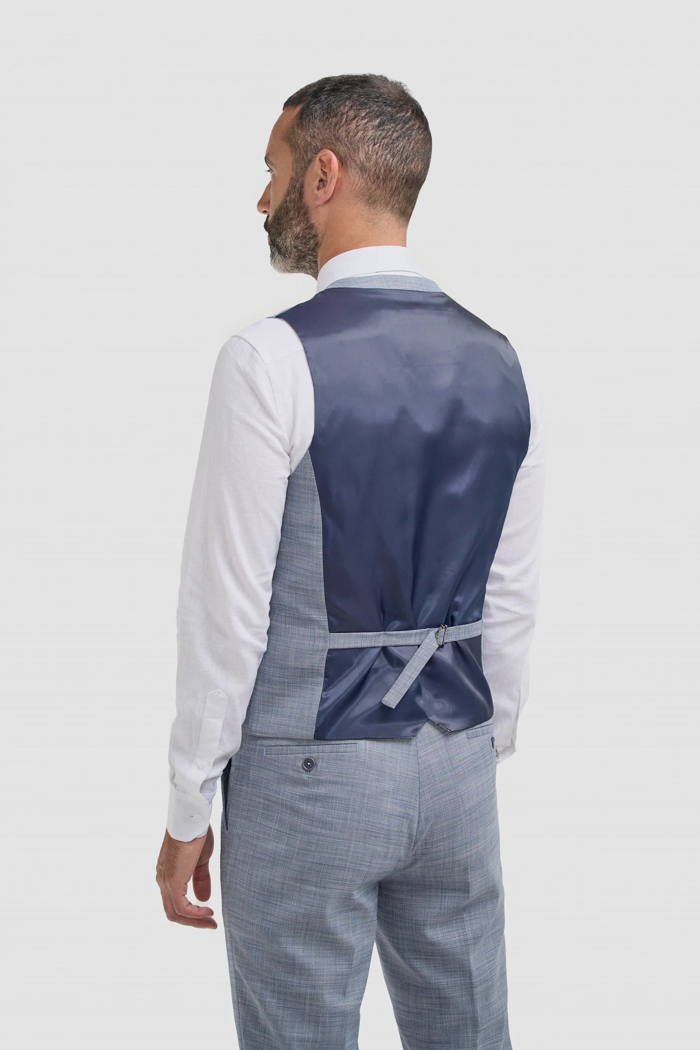 Camden - Herre blå ternet vest