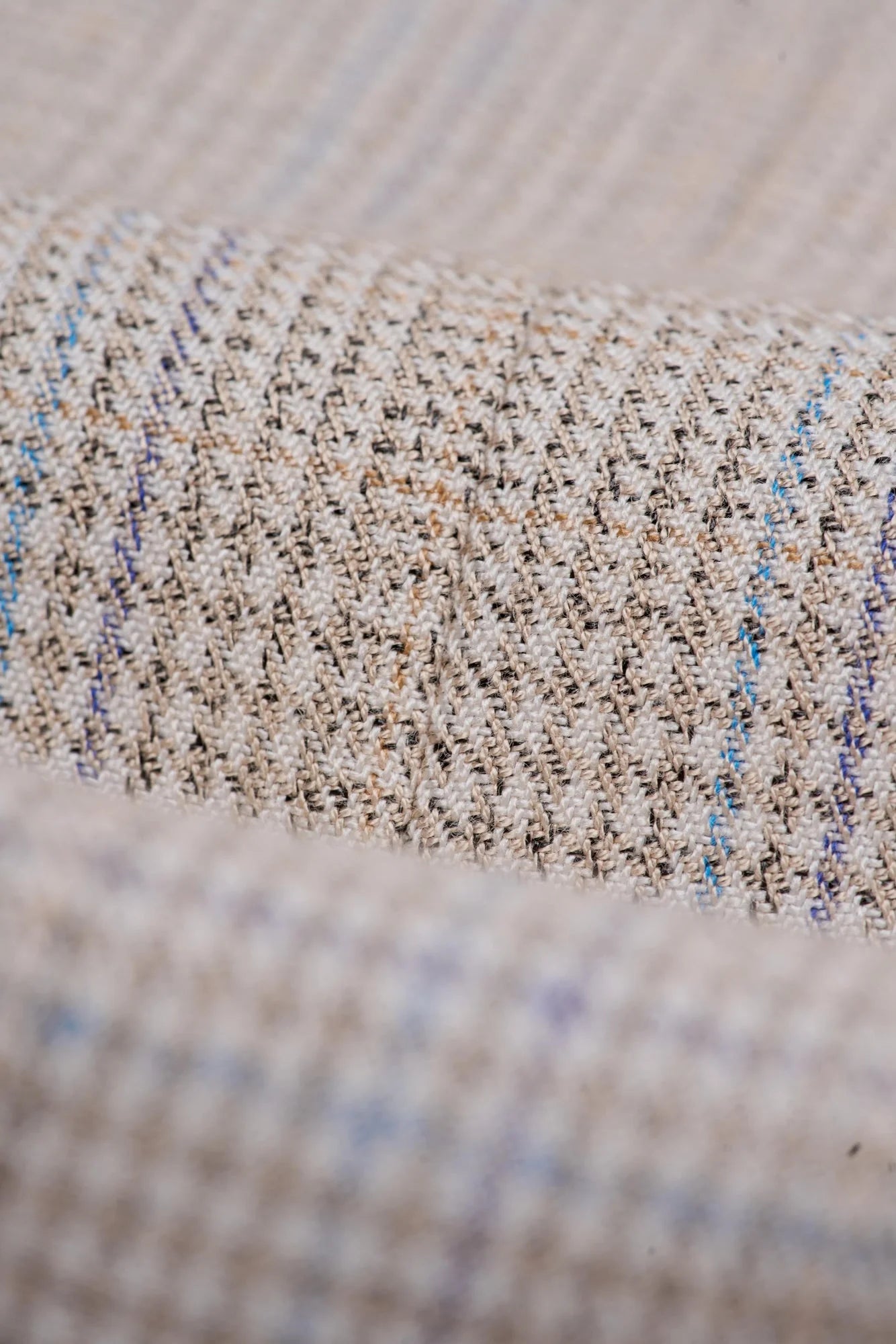 Caridi - Herre Tweed Beige Bryllupsvest
