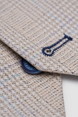 Caridi - Herre Tweed Beige Bryllupsvest