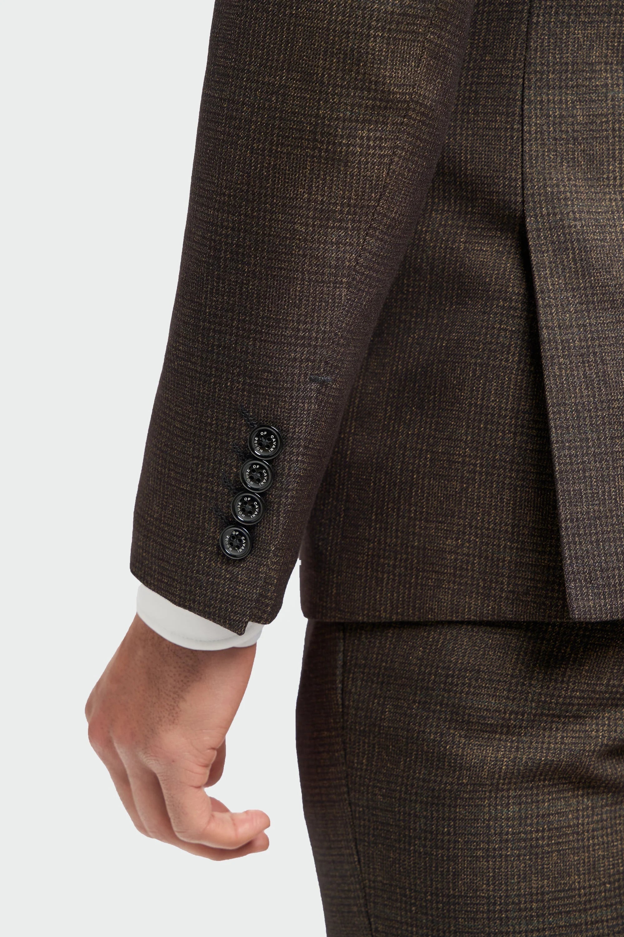 Caridi - Herre Tweed Brun Blazer