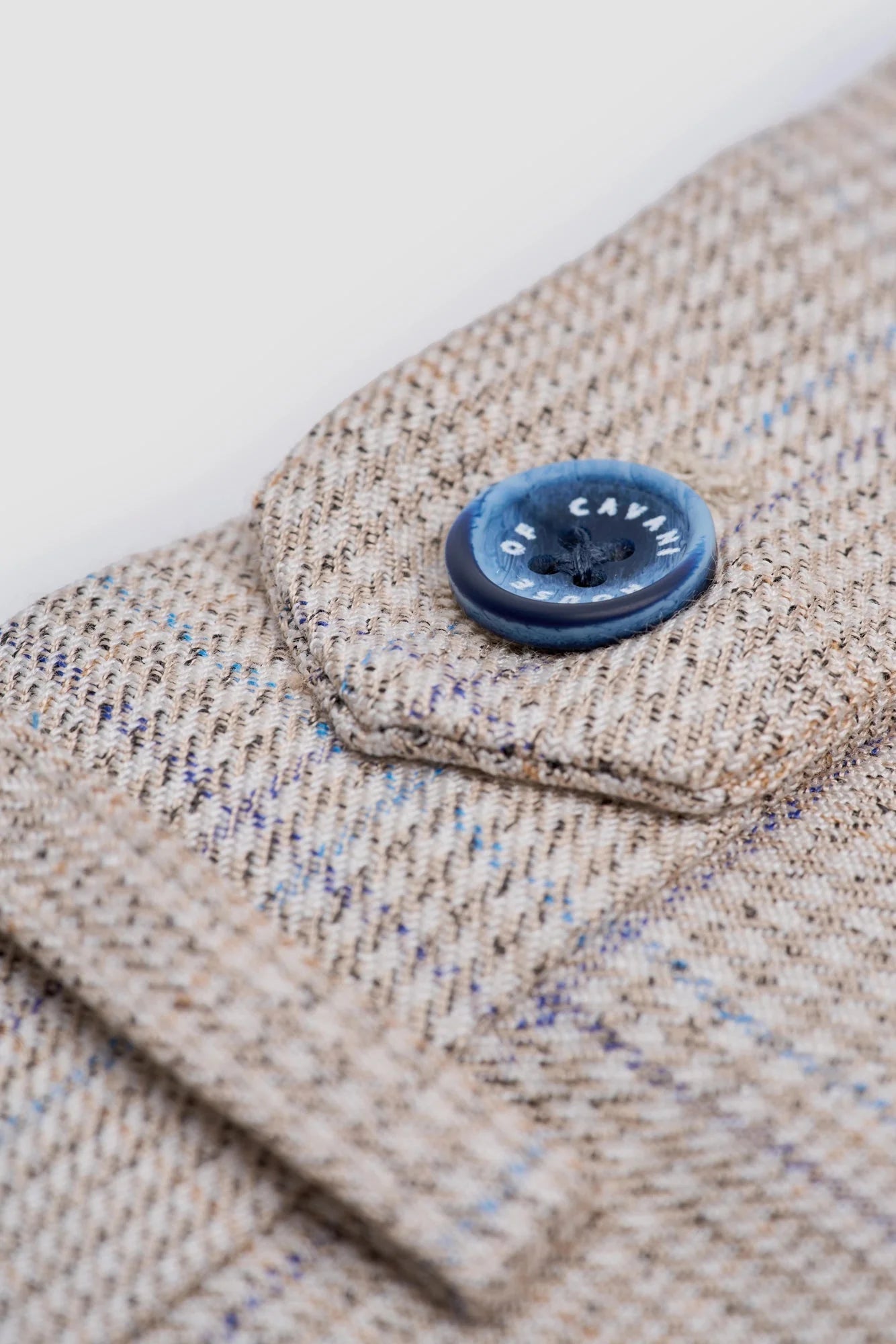 Caridi - Herre Tweed Beige Bryllupsbukser