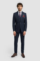 Caridi - Herre Tweed Marineblå Blazer