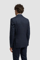 Caridi - Herre Tweed Marineblå Blazer