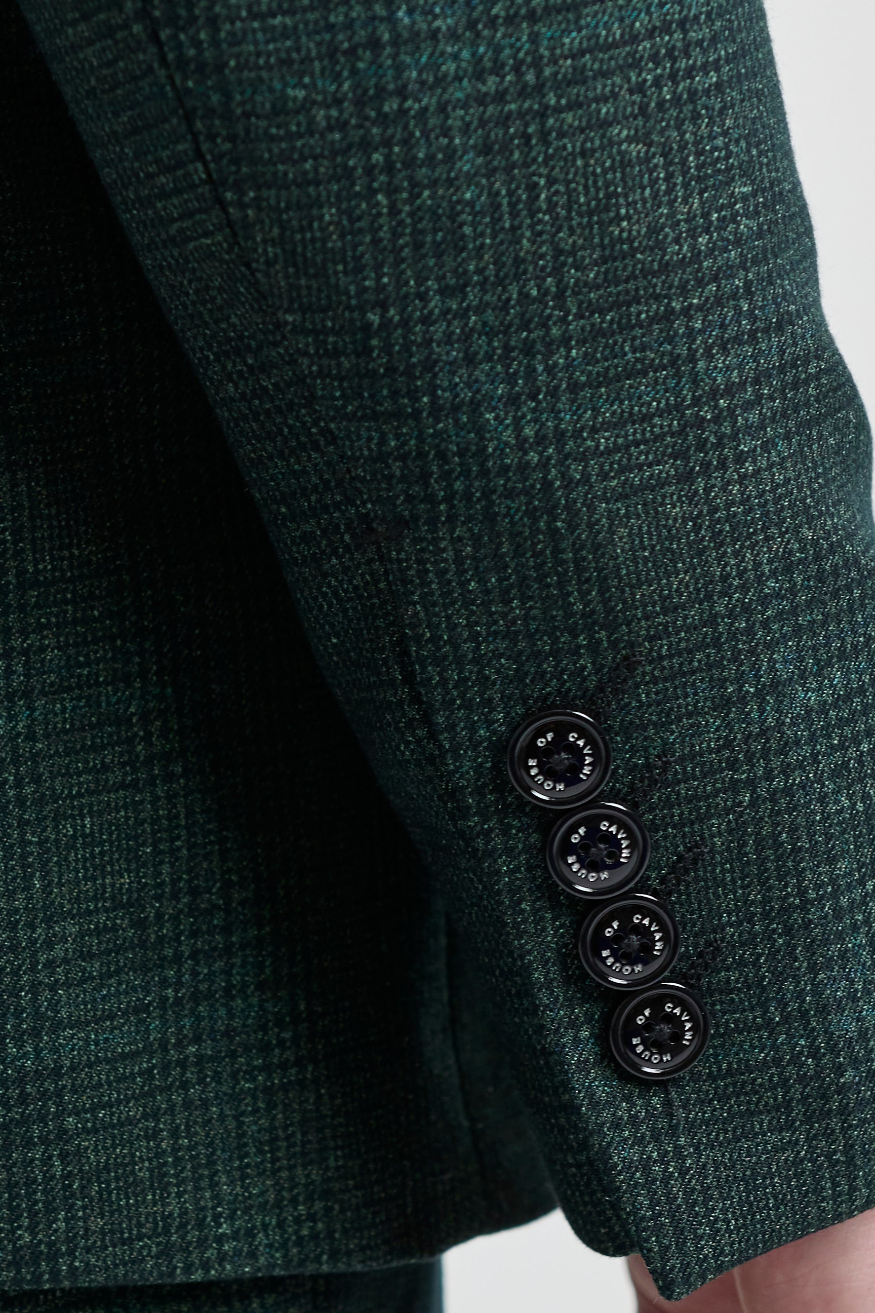 Herre 3-delt ternet jakkesæt i tweed, olivengrøn, skræddersyet pasform, bryllup, peaky classic