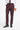 Caridi - Men's Burgundy Checked Trousers